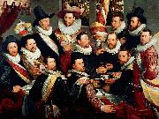 cornelis cornelisz De maaltijd van de officieren van de Oude Schutsdoelen Germany oil painting artist